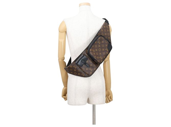 Bumbag Louis Vuitton Monogram Macassar Sling Bag Black - view 5