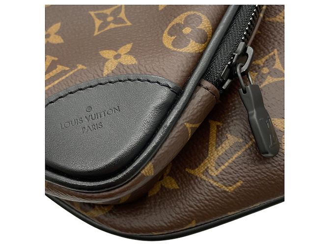 Bumbag Louis Vuitton Monogram Macassar Sling Bag Black - view 8