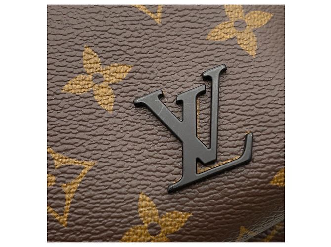 Borsa a tracolla Louis Vuitton Monogram Macassar Avenue Nero Monogramma - vista 16