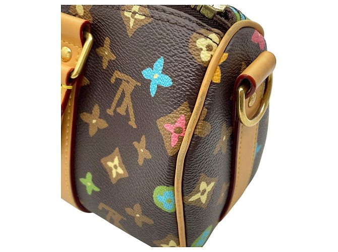 Borsa Louis Vuitton Monogram Craggy Keepall Bandoulière 25 Marrone - vista 10
