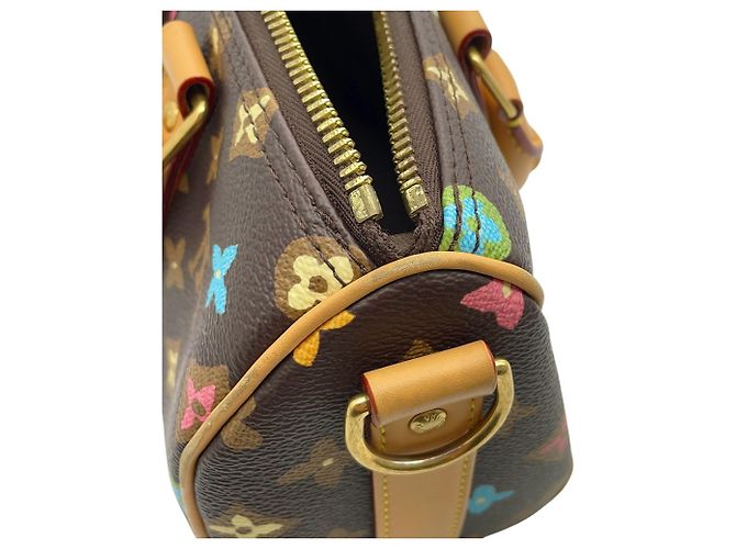 Borsa Louis Vuitton Monogram Craggy Keepall Bandoulière 25 Marrone - vista 11