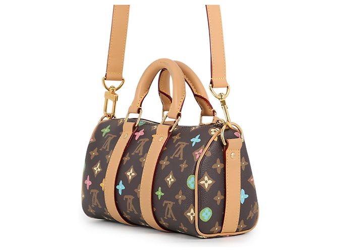 Borsa Louis Vuitton Monogram Craggy Keepall Bandoulière 25 Marrone - vista 2