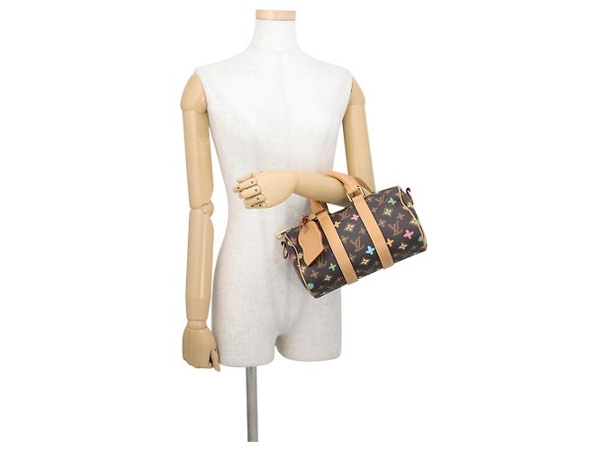 Borsa Louis Vuitton Monogram Craggy Keepall Bandoulière 25 Marrone - vista 4