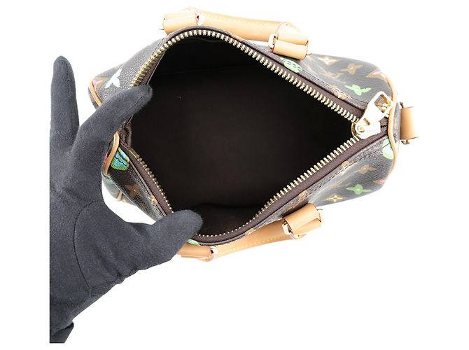 Borsa Louis Vuitton Monogram Craggy Keepall Bandoulière 25 Marrone - vista 6
