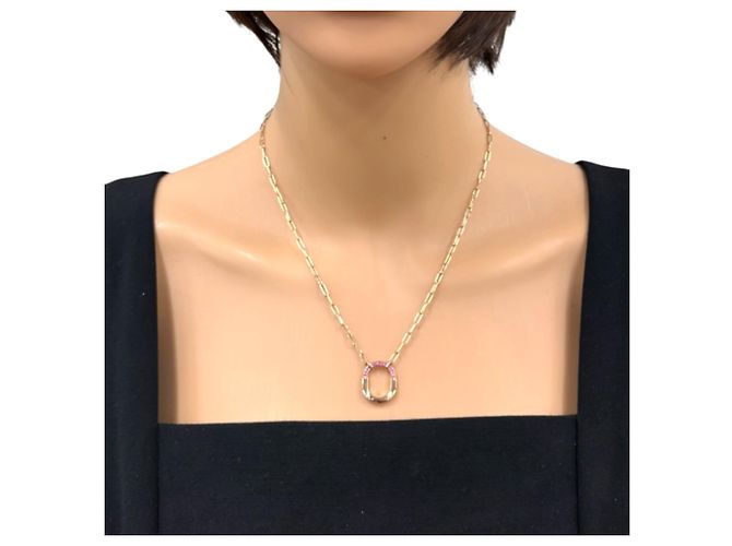Autre Marque Collana Lock di Tiffany & Co. in oro rosa 18K D'oro - vista 2