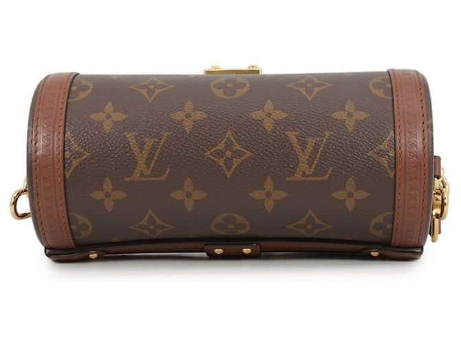 Borsa a tracolla Louis Vuitton Monogram Papillon Trunk Marrone - vista 3