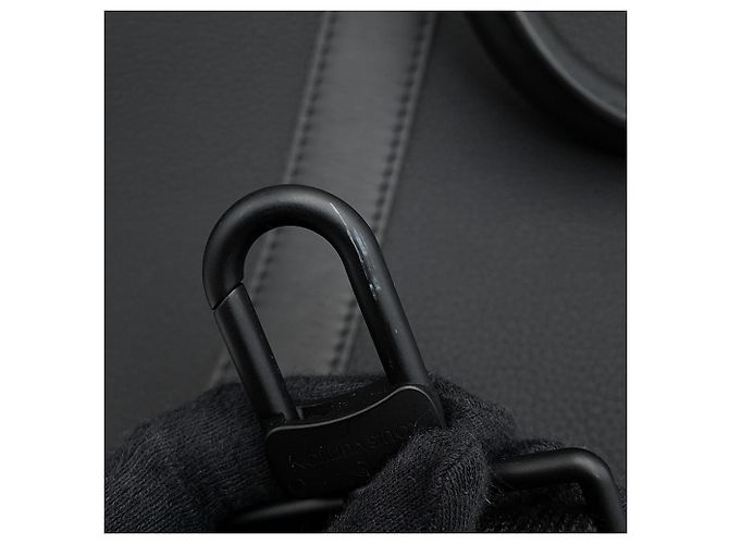 Lockit Borsa Tote Louis Vuitton in pelle Taurillon Nero - vista 15