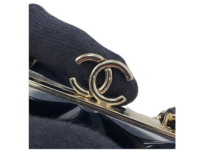 Bolsa de Ombro Chanel Matelassé com Corrente Preto - vista 11