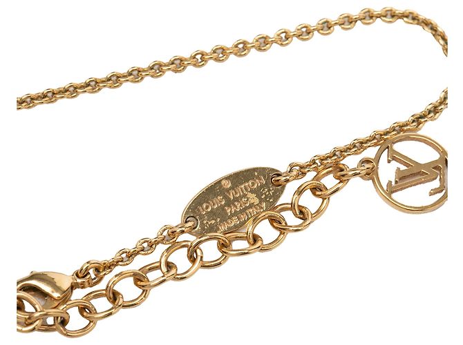 Collar Essential V Supple Louis Vuitton Gold Plated Gold Dorado - vista 3