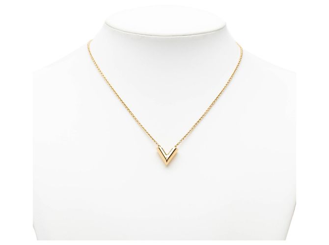 Collar Essential V Supple Louis Vuitton Gold Plated Gold Dorado - vista 4