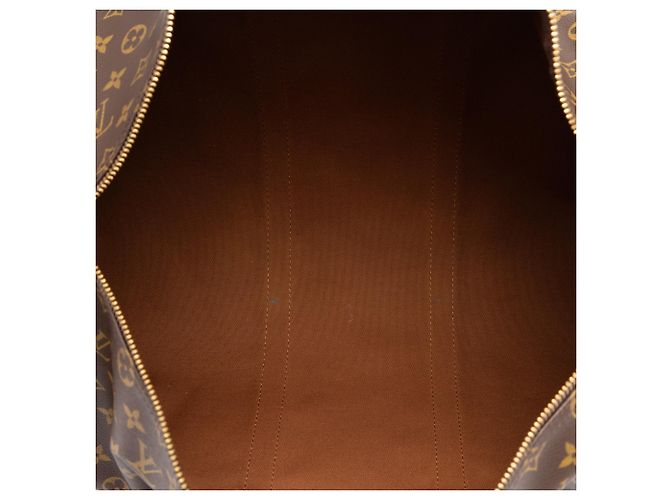 Louis Vuitton Brown Monogram Keepall 50 Marrom - vista 4