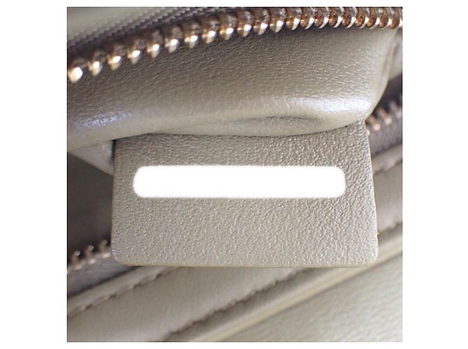 Céline Celine Brown Teen Shiny Calfskin Triomphe Crossbody Marrone Cachi - vista 5