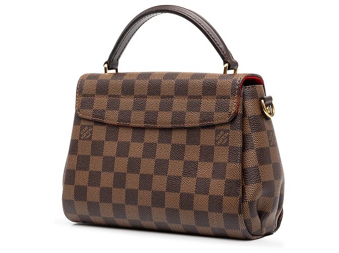 Louis Vuitton Brown Damier Ebene Croisette Marrom - vista 2