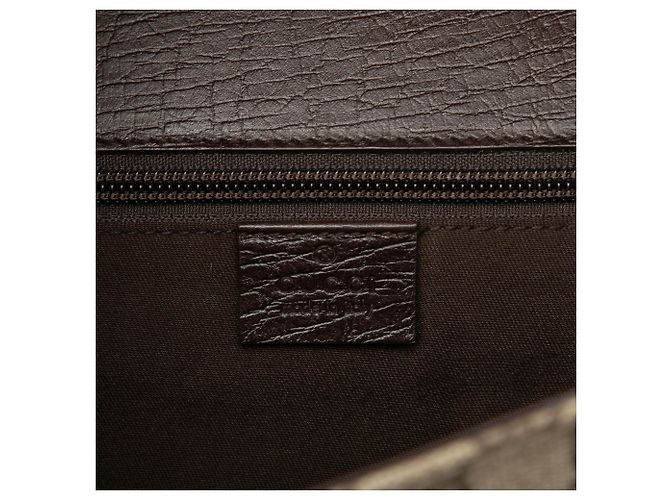 Borsa da lavoro Gucci Beige GG Supreme - vista 5
