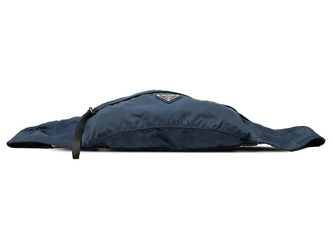 Prada Gürteltasche aus blauem Tessuto Dunkelblau - Ansicht 3