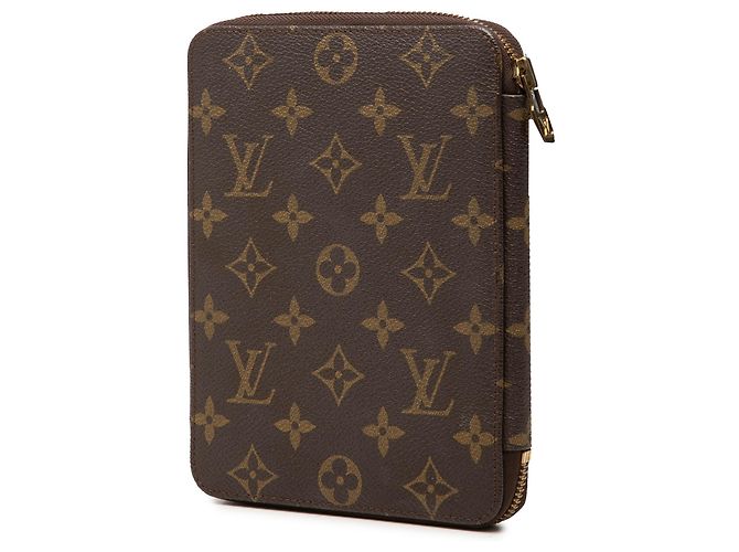 Cover Agenda Zippy Monogram Marrone Louis Vuitton - vista 2