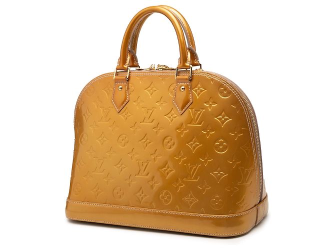 Louis Vuitton Gold Monogram Vernis Alma PM Golden - Ansicht 2