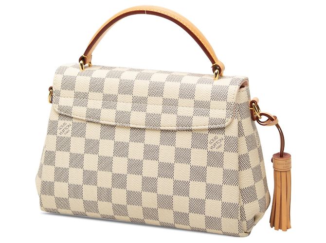 Louis Vuitton White Damier Azur Croisette Blanco - vista 2