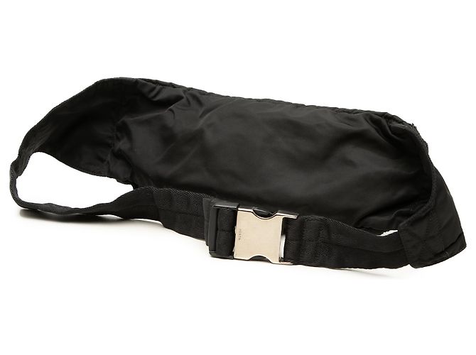 Prada Gürteltasche aus schwarzem Tessuto - Ansicht 2
