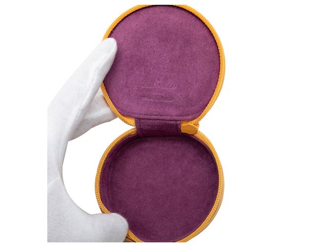 Louis Vuitton Yellow Epi Ecrin Bijoux Travel Jewelry Case Giallo - vista 4