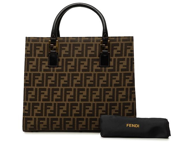 Fendi Zucca Canvas Tote braun - Ansicht 7