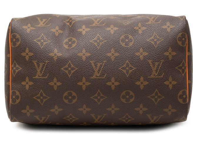Louis Vuitton Brown Monogram Speedy 25 Marrone - vista 3