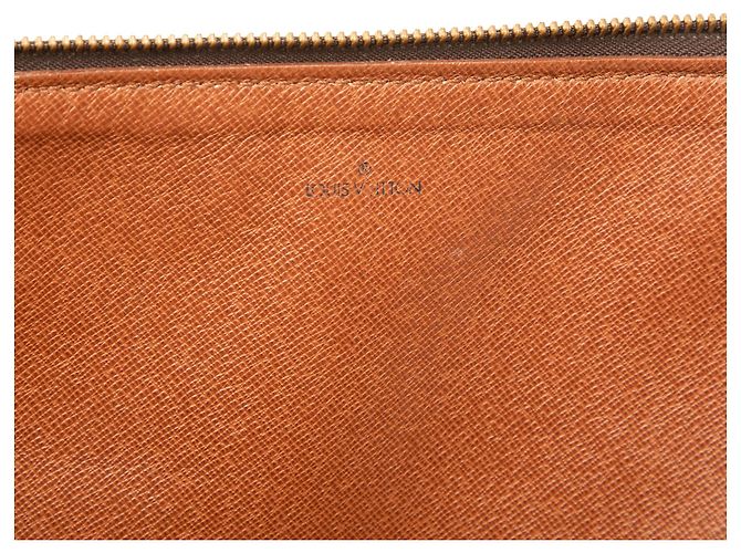Louis Vuitton Brown Monogram Poche Documents Portfolio Marrone - vista 5