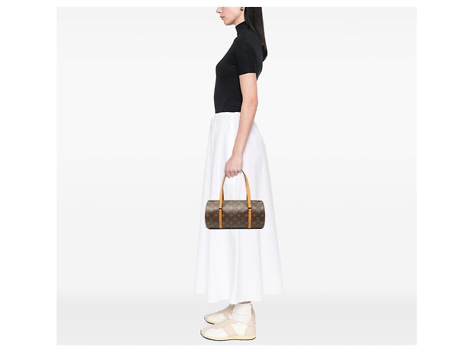 Louis Vuitton Brown Monogram Papillon 30 Marrom - vista 7