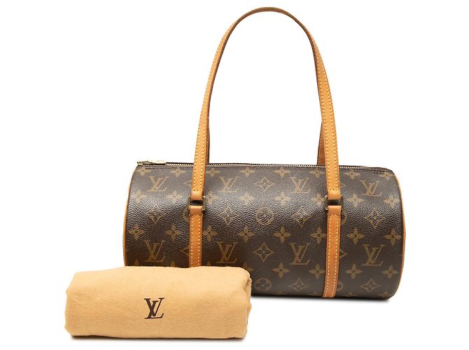 Louis Vuitton Brown Monogram Papillon 30 Marrom - vista 8