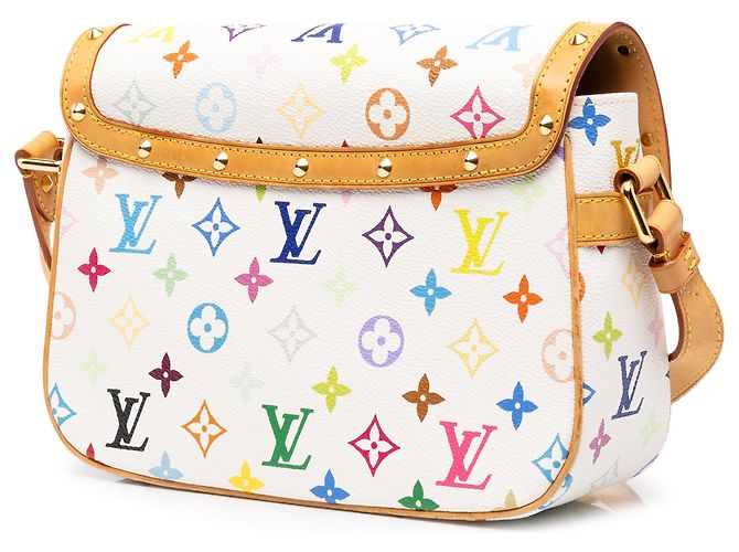 Louis Vuitton White Monogram Multicolore Sologne - view 2