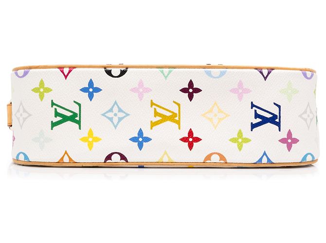 Louis Vuitton White Monogram Multicolore Sologne - view 3