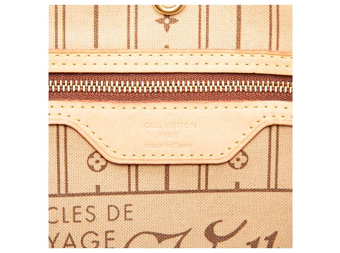 Louis Vuitton Brown Monogram Neverfull MM - view 5