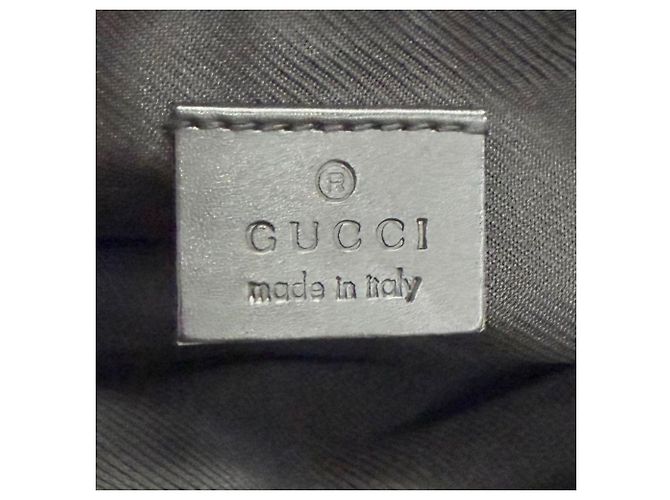 Gucci Black GG Canvas Boat Nero - vista 5