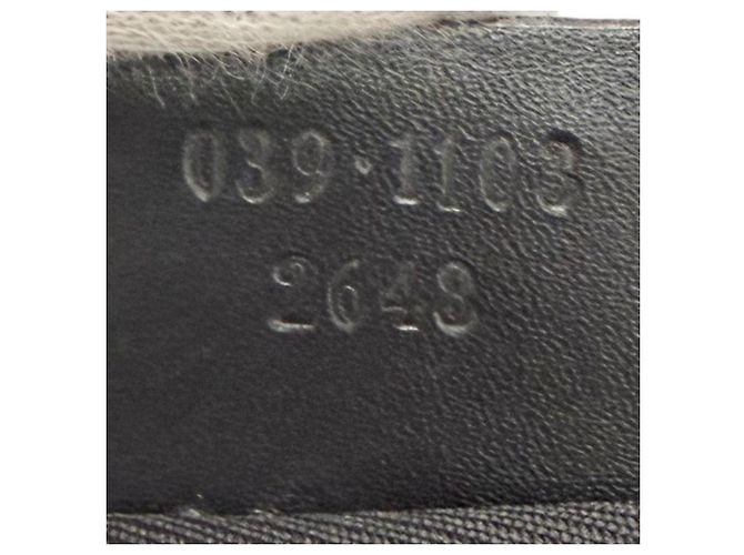 Gucci Black GG Canvas Boat Nero - vista 7
