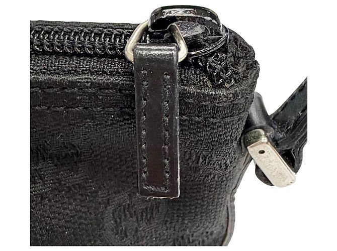 Gucci Black GG Canvas Boat Nero - vista 8