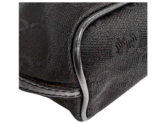 Gucci Black GG Canvas Boat Nero - vista 9