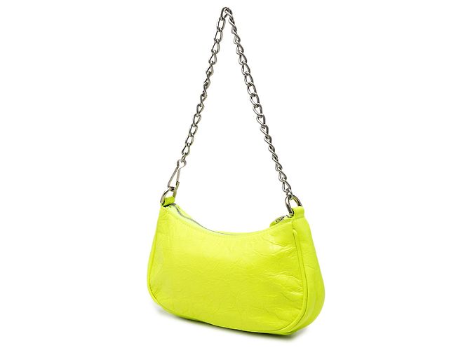 Balenciaga Yellow Mini Lambskin Motocross Le Cagole Giallo - vista 2