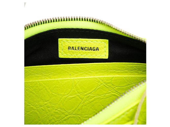 Balenciaga Yellow Mini Lambskin Motocross Le Cagole Giallo - vista 5