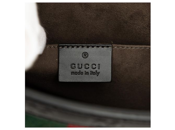 Clutch Gucci Black Guccissima Web Nero - vista 5
