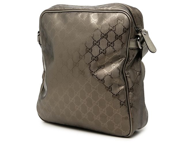 Gucci Gold GG Imprime Crossbody D'oro - vista 2