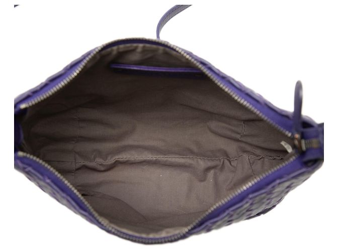 Bottega Veneta Borsa a tracolla Small Nappa Intrecciato Viola Porpora Viola scuro - vista 4