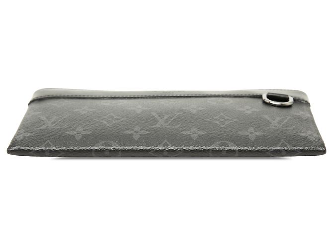 Louis Vuitton Black Monogram Eclipse Pochette Discovery PM Noir - vue 3