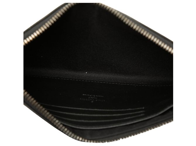 Louis Vuitton Black Monogram Eclipse Pochette Discovery PM Noir - vue 4