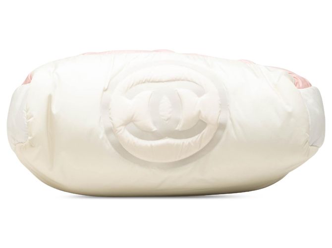 Chanel Pink CC Nylon Doudoune Crossbody Rosa - vista 3