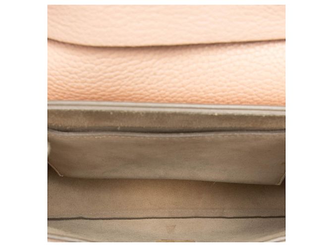 Chloé Drew Crossbody in pelle rosa Small - vista 4