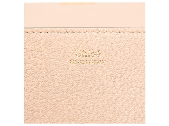 Chloé Drew Crossbody in pelle rosa Small - vista 5