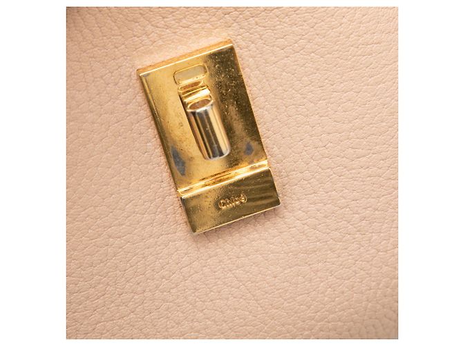 Chloé Drew Crossbody in pelle rosa Small - vista 6
