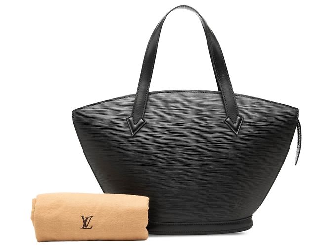 Louis Vuitton Black Epi Saint Jacques PM Short Strap Noir - vue 7
