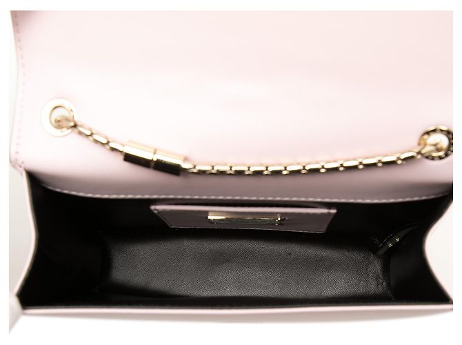 Bulgari Borsa a tracolla Bvlgari Serpenti Forever in vitello rosa decorata - vista 4
