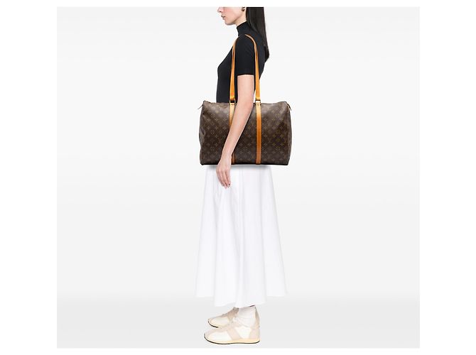Louis Vuitton Brown Monogram Sac Flanerie 45 Marrone - vista 7
